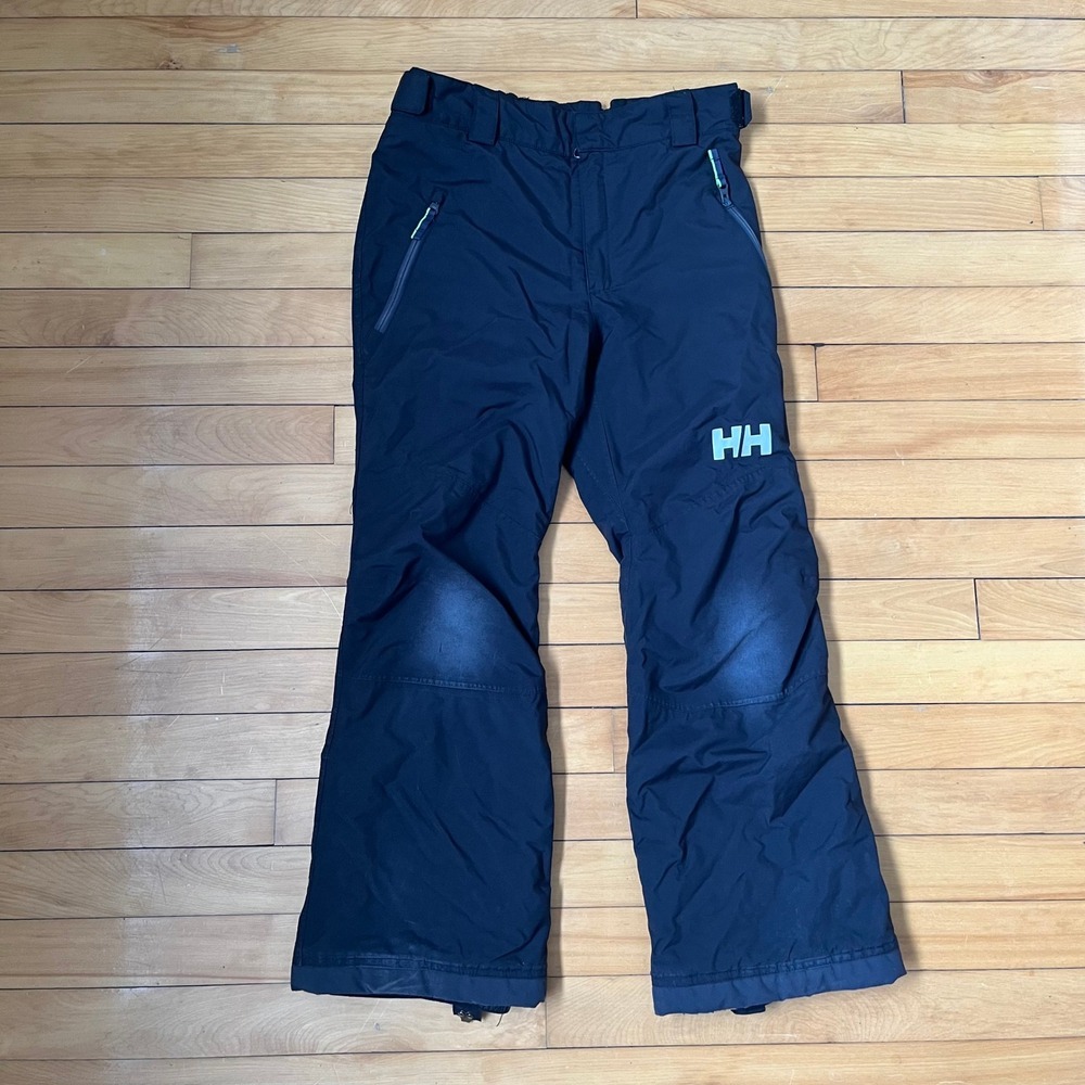 Helly Hansen Black Ski Pants RECCO Advanced Rescue System Youth 14 / 164
